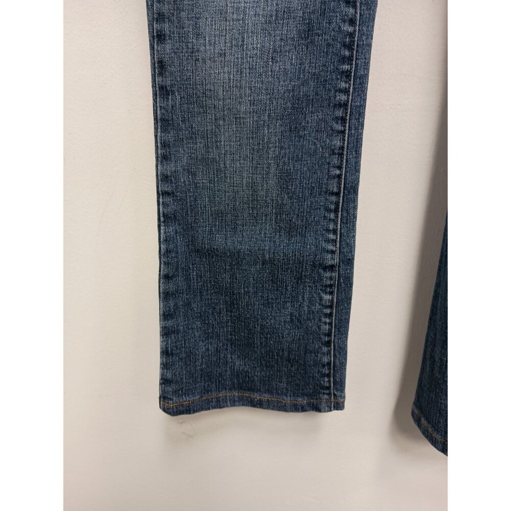 VTG Y2K Levi's Platinum Flare Jeans Womens Size 4 Medium Blue‎ Low Rise BOHO - Picture 3 of 11